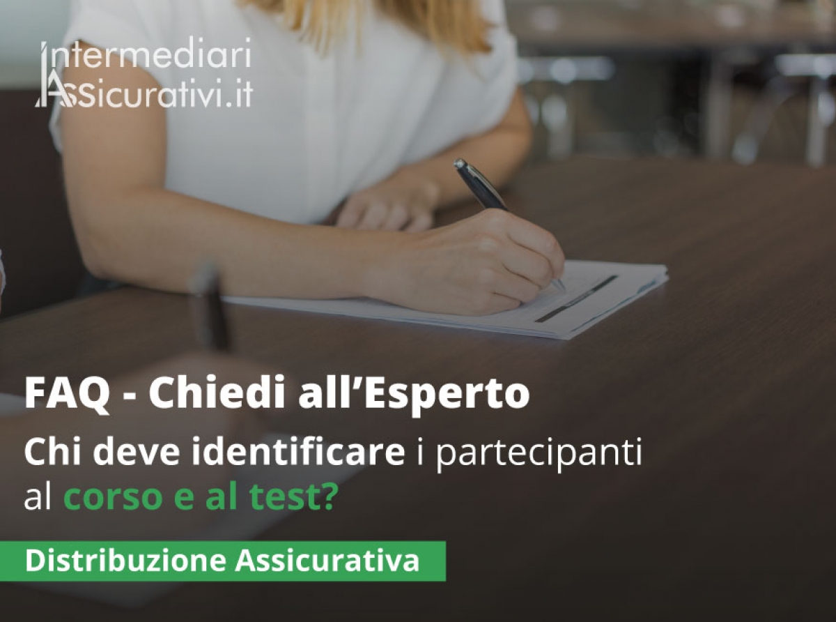 Chi deve identificare i partecipanti al corso e al test?